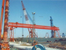 電動(dòng)葫蘆單梁門(mén)式起重機(jī)（花架型）